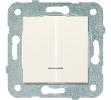 Выключатель Panasonic МОДУЛЬ 2кл с подсветкой крем Karre Plus 54898 WKTT0010-2BG