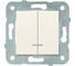 Выключатель Panasonic МОДУЛЬ 2кл с подсветкой крем Karre Plus 54898 WKTT0010-2BG 1