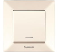 Выключатель Panasonic 1кл свет крем Arkedia 54755 WMTC0002-2BG