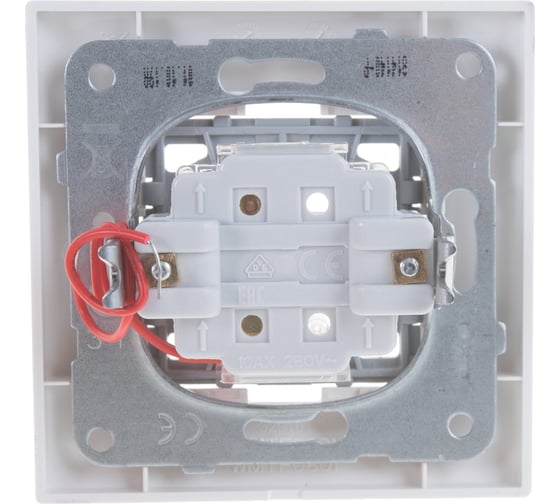 Выключатель Panasonic 1кл свет белый Arkedia 54781 WMTC0002-2WH