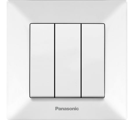Выключатель Panasonic 3кл белый Arkedia 54776 WMTC0015-2WH