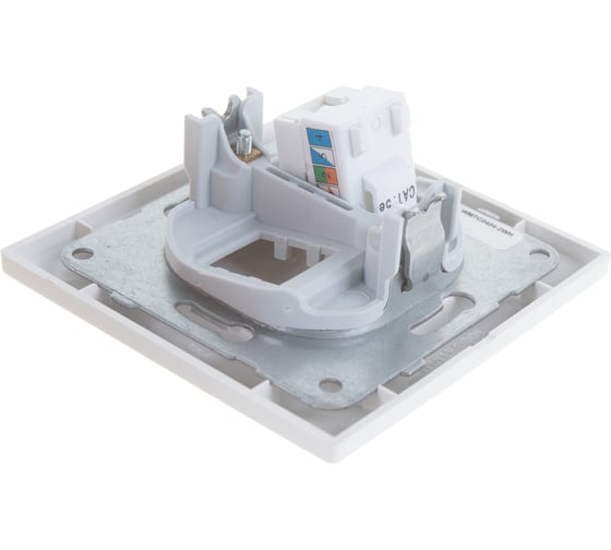 Компьютерная розетка Panasonic RJ45, категория 5е, белая Arkedia 54766 WMTC0404-2WH