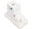 Розетка модульная компьютерная Рувинил RJ-45 45x22,5мм белая упаковка 20 шт АДЛ 13-902 4