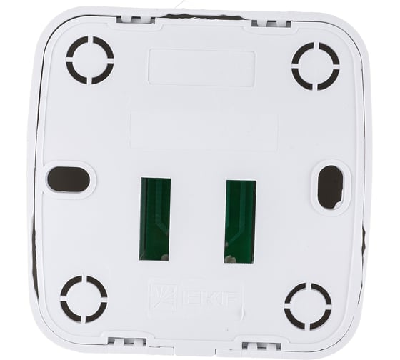 1-ая розетка EKF Basic Минск ОП RJ-45, 1А, 120В, белая EGK01-035-10