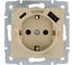 Розетка Lezard Vesna с/з tc+usb разъём золото 742-3688-181TC 7