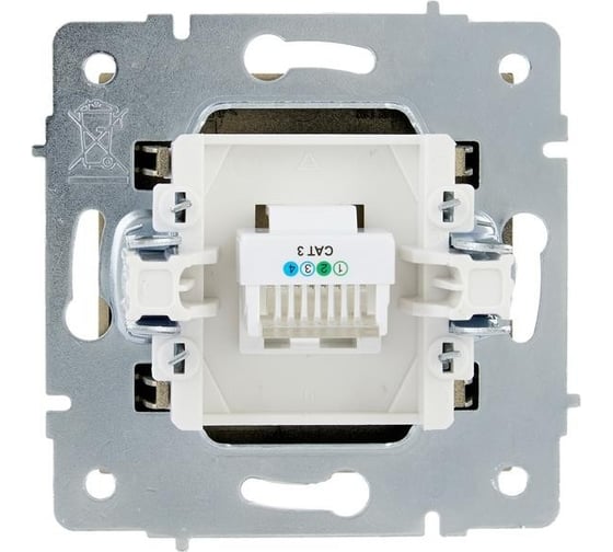 Розетка Lezard Vesna телефонная евро золото 742-3688-137
