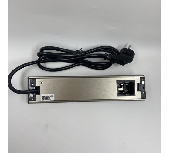 Встраиваемая выдвижная розетка Inrior на 2 ЕВРО, 2 USB, RJ45 и HDMI, WL-01-20