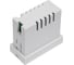 Модуль LANMASTER USB-зарядки, 1 порт USB-C + 1 порт USB-A, 2.1A/5V, 45x22.5, белый LAN-EZ45x22-2UCA/2.1-WH 5