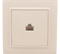 1-местная розетка EKF Минск RJ-45, СП, бежевый SQ ERK01-035-20