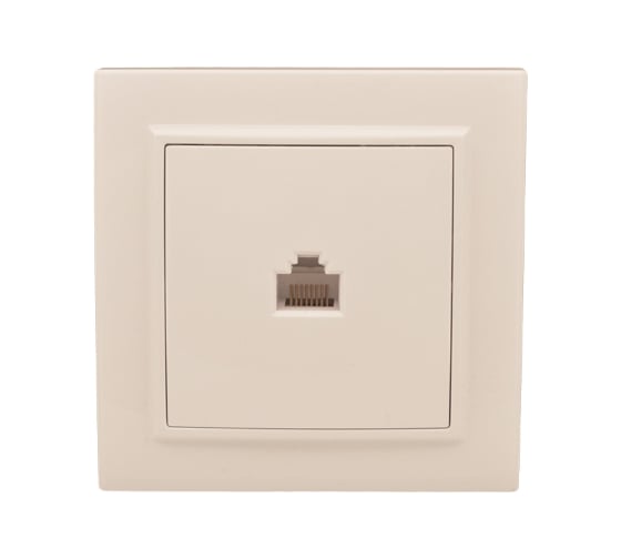 1-местная розетка EKF Минск RJ-45, СП, бежевый SQ ERK01-035-20