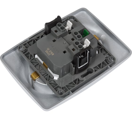 Розетка ЭРА 12210803, 2x2PE, Schuko, со шторками, 16A250В, IP20, 2, а Б0036444