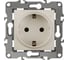 Розетка ЭРА 12-2002-02, 2P+E Schuko, со шторками, 16A-250В, IP20, без малых лапок Б0036441 1