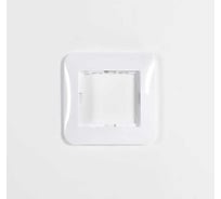 1-ая горизонтальная рамка LEZARD KARINA LIFE б/вст белая 708-0200-146