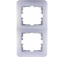 2-ая вертикальная рамка LEZARD KARINA LIFE б/вст жемчужно-белый перламутр 708-3000-152