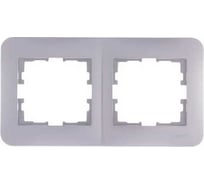 2-ая горизонтальная рамка LEZARD KARINA LIFE б/вст жемчужно-белый перламутр 708-3000-147