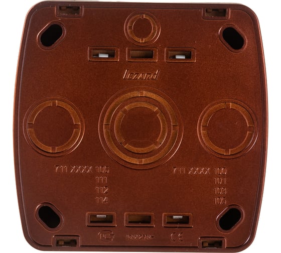 Двойной проходной выключатель Lezard DEMET, маун 711-0400-106