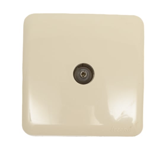 Розетка ТВ Lezard VIOLA, оконечная, кремовая 751-0300-130