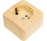Розетка Lezard VIOLA с заземлением керамика белёный дуб 751-5200-122 2