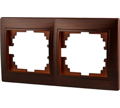 2-местная рамка Lezard MIRA горизонтальная 701-0400-147