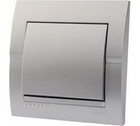 Выключатель Lezard DERIY серебристый металлик 702-2828-100