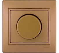 Диммер Lezard MIRA 1000W золотой металлик, со вставкой 701-1313-157