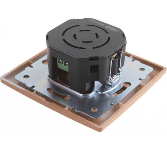 Диммер Lezard MIRA 1000W золотой металлик, со вставкой 701-1313-157