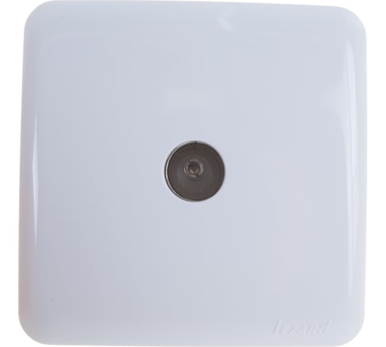 Розетка ТВ Lezard VIOLA оконечная, белый 751-0200-130
