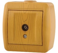 Розетка ТВ Lezard NATA оконечная, ольха 710-0700-130