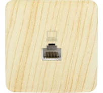 Компьютерная розетка Lezard VIOLA белёный дуб 751-5200-139