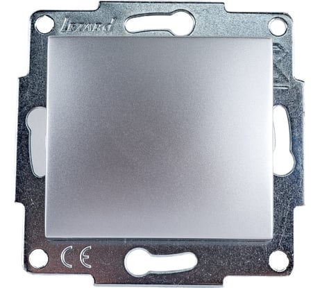 Выключатель Lezard KARINA матовое серебро 707-4388-100