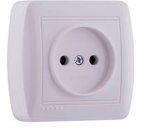 Розетка Lezard DEMET без заземления, белый 711-0200-121
