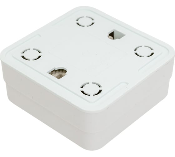 Одинарная розетка IN HOME BOLLETO белая накладная 7022 4680005959785