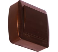 Выключатель с подсветкой Lezard DEMET махагон 711-0500-111