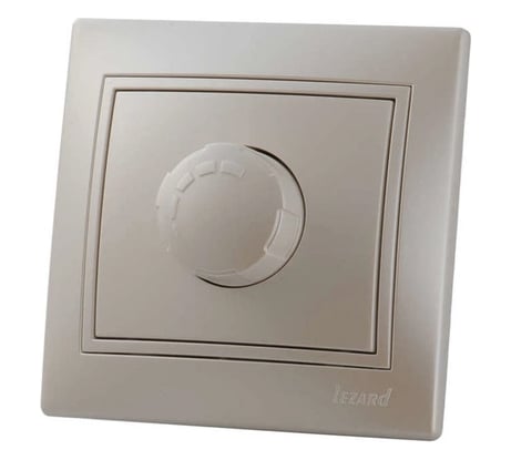 Диммер Lezard MIRA 1000W, жемчужно-белый перламутр, со вставкой 701-3030-157