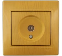 ТВ-розетка Lezard MIRA проходная, ольха 701-0701-129