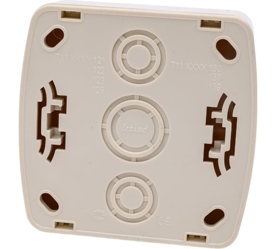 Розетка ТВ Lezard DEMET оконечная, кремовый 711-0300-130