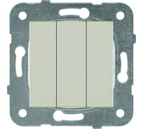 Выключатель Panasonic МОДУЛЬ 3кл бронза Karre Plus 54845 WKTT0015-2BR-RES