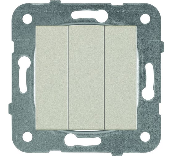 Выключатель Panasonic МОДУЛЬ 3кл бронза Karre Plus 54845 WKTT0015-2BR-RES