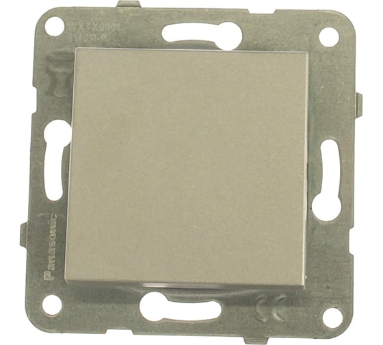 Выключатель Panasonic МОДУЛЬ 1кл серебро Karre Plus 54885 WKTT0001-2SL 1