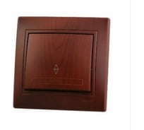 Выключатель Lezard, MIRA, проходной, вишня, 701-0601-105