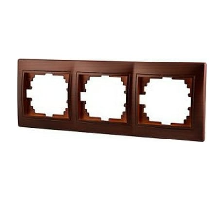 Трехместная горизонтальная рамка Lezard MIRA маун 701-0400-148