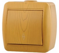 Проходной выключатель Lezard NATA ольха 710-0700-105