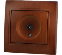 Розетка ТВ Lezard MIRA, оконечная, сосна 701-0801-130