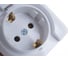 Розетка Lezard VIOLA с заземлением, с крышкой, керамика белый 751-0200-123 4