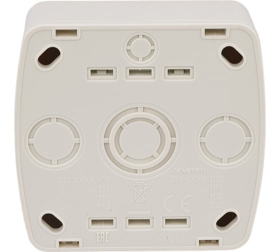 Выключатель Lezard DEMET с подсветкой, кремовый 711-0300-111