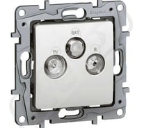 Розетка Legrand TV Etika TV/SAT белый звезда 672256