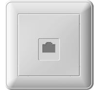 Розетка компьютерная Systeme Electric Wessen 59 Белый 1-ая RJ45 категория 5e (в сборе с рамкой) RSI-152K5E-18