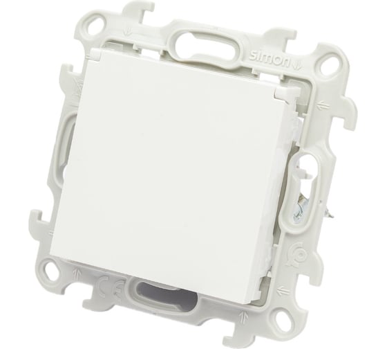 Розетка Simon 2К+З Schuko IP44, белый 2450448-030