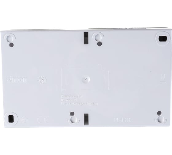 Двойная розетка Simon с заземлением Schuko со шторками, с крышкой полупрозрачной, IP54, 16А 250В 1594443-030