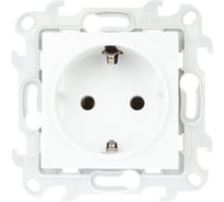 Розетка Simon 2К+З Schuko без шторок, белый 2450434-030